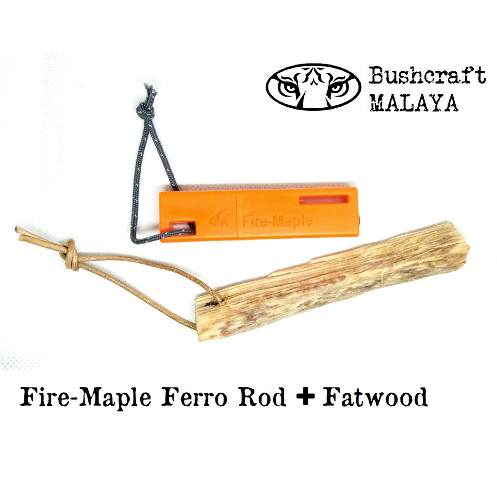 High Quality Fire Maple Ferro Rod Survival Fire Starter Ferrocerium By ...