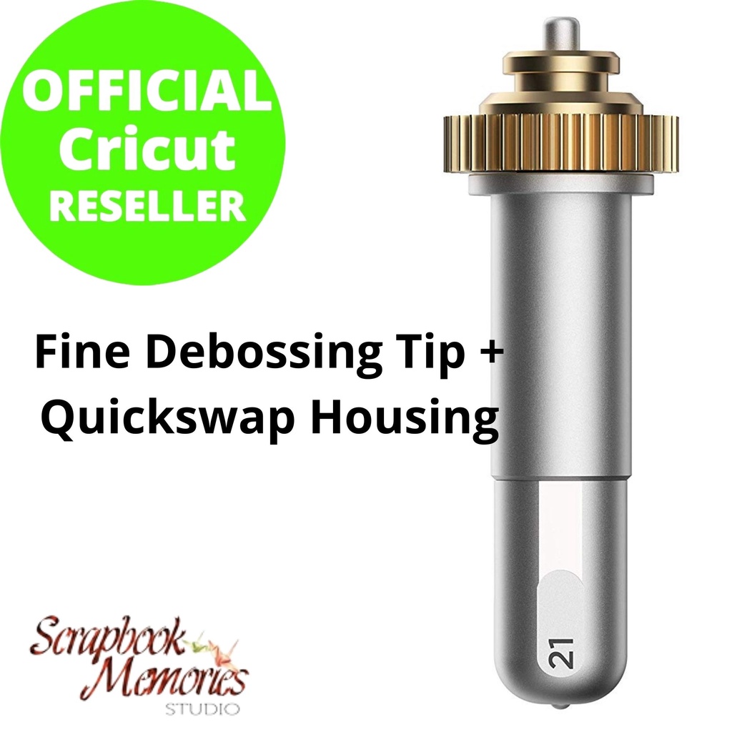 Cricut 2006835 Fine Debossing Tip + QuickSwap™ Housing Shopee Malaysia