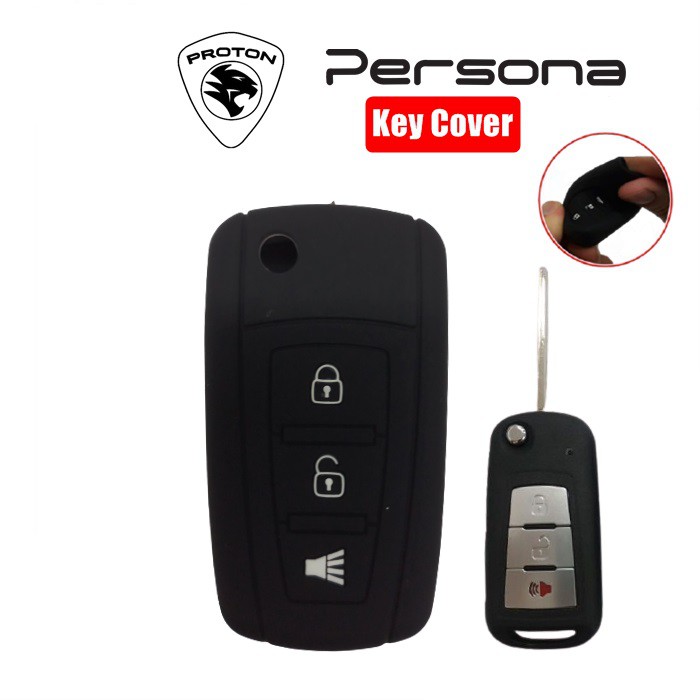 Proton Exora Flip Key Preve Iriz Silicone Remote Car Key Cover Shopee Malaysia