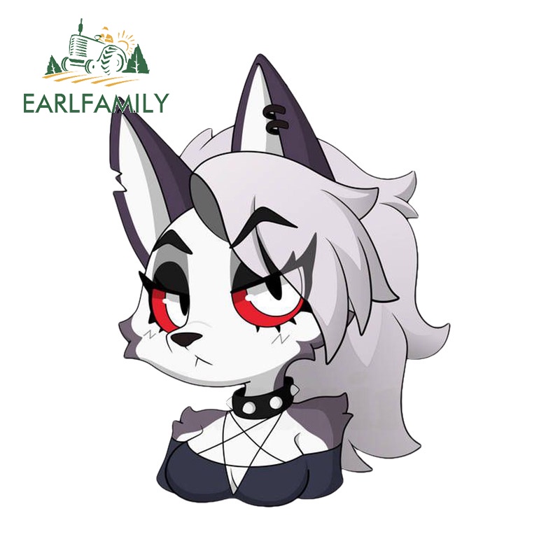 EARLFAMILY 13cm x 9.8 cm for Helluva Boss Loona Car Stickers Vinyl ...