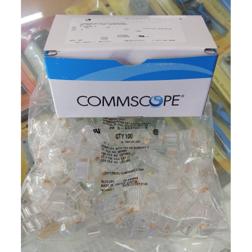 Genuine RJ45 Cat5, Cat6 Commscope network beads | Shopee Malaysia