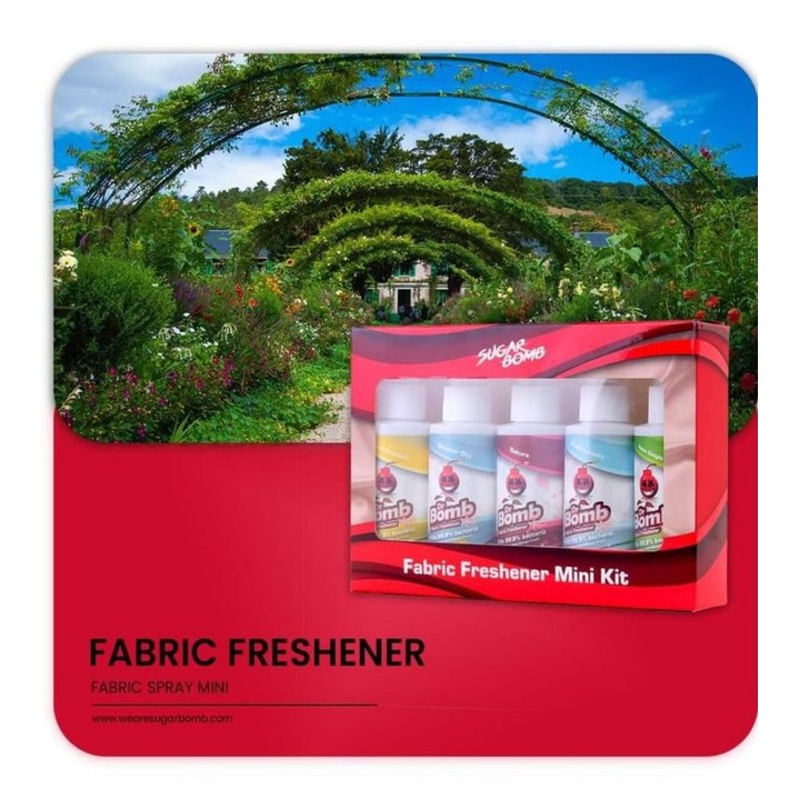 Fabric Freshener Mini Kit Sugarbomb 💥💯 ORIGINAL💥 Tahan Lama & Kills 99.9 Bacteria Shopee Malaysia