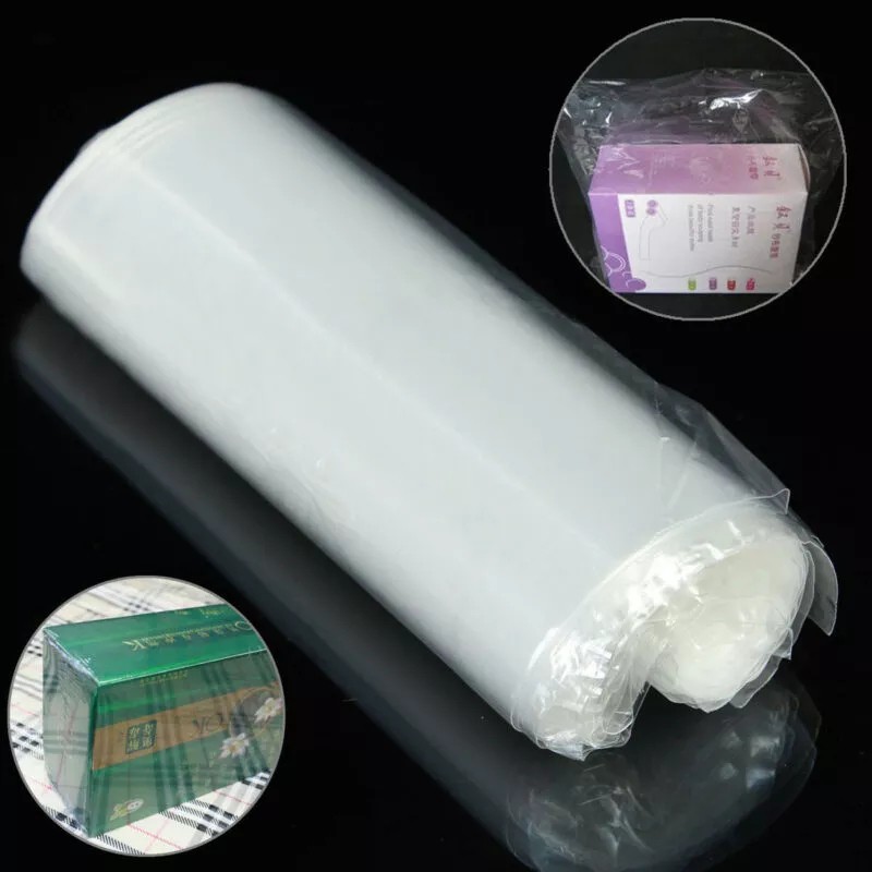 100pcs Mayitr POF Transparent Shrink Wrap Film Heat Seal Bags Pouch Gift  Packing Bags For Wine Food Cosmetic Book Packaging 