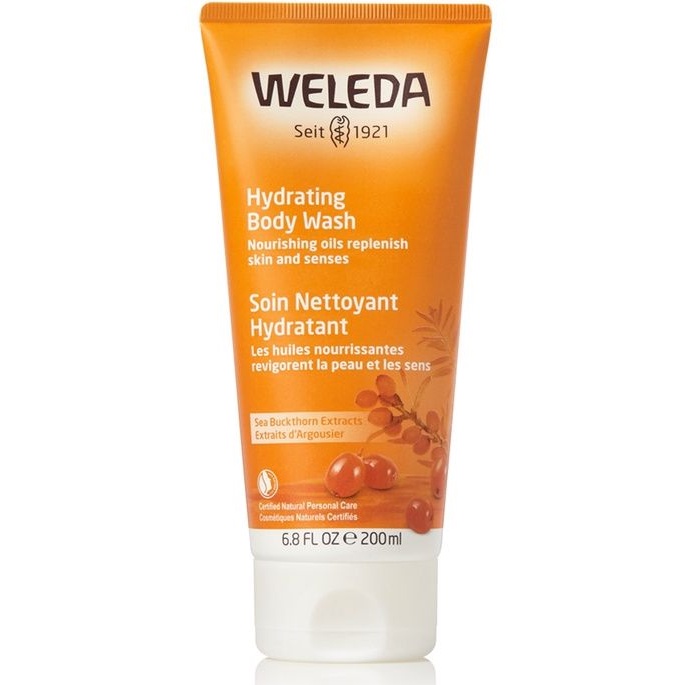 Weleda, Hydrating Body Wash w/ Sea Buckthorn Extract (200 ml) Shopee