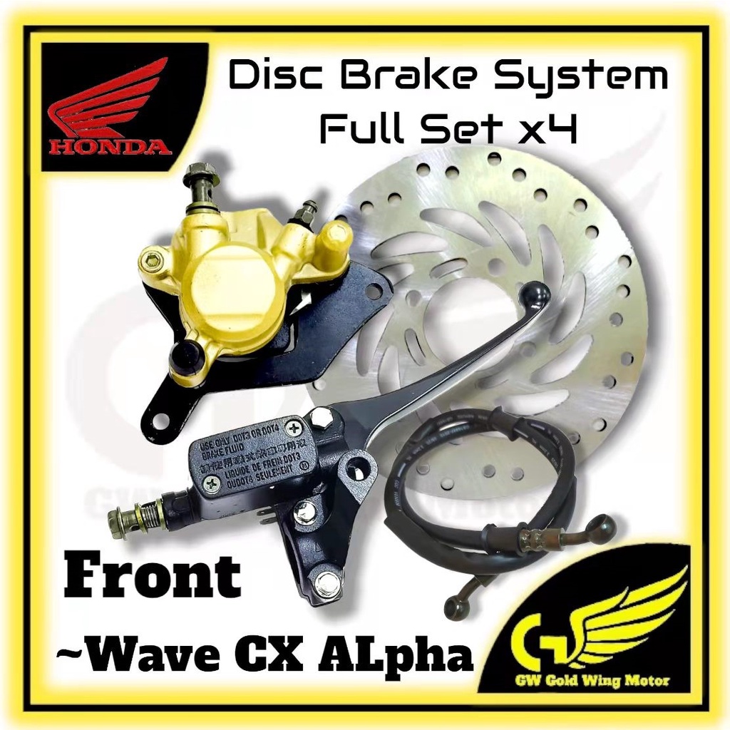 HONDA WAVE110 CX DX S ALPHA FRONT DISC BRAKE PLATE MASTER PUMP ...