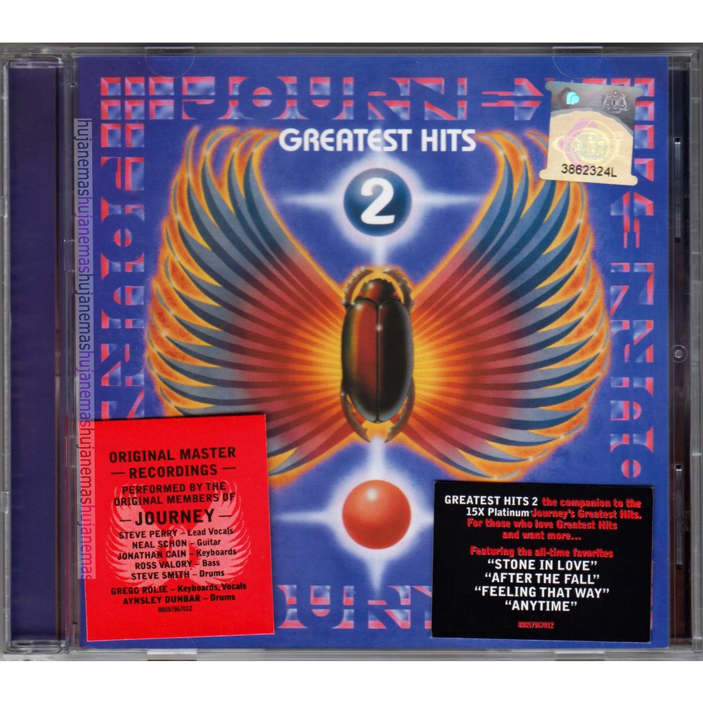 JOURNEY - Greatest Hits 2 2011 SONY MUSIC ORIGINAL CD (ARENA ROCK ...