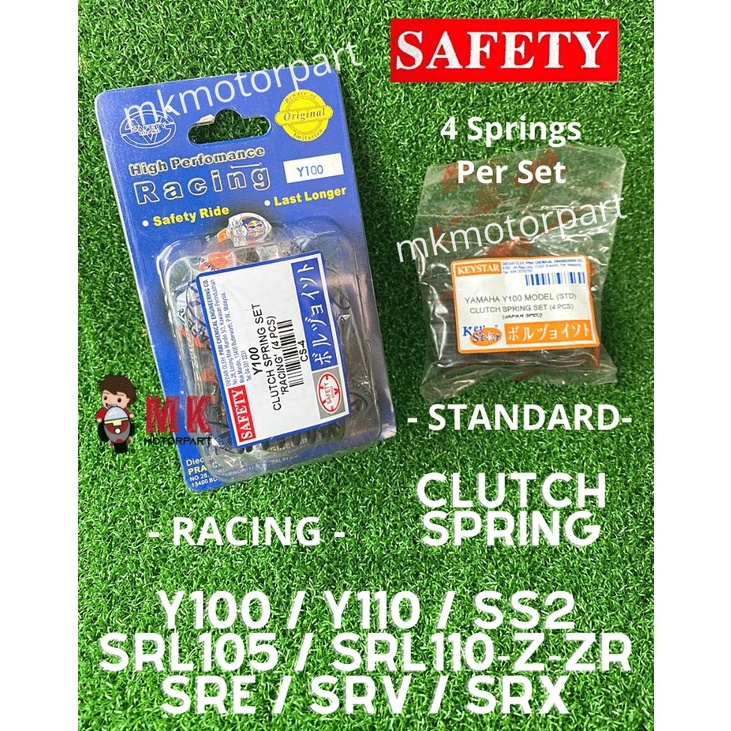 (SAFETY) RACING / STD CLUTCH SPRING (SET) Yamaha Y100 Sport / Y110 YSS