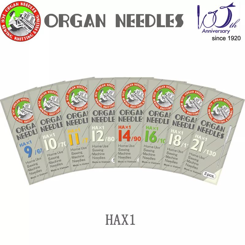 Original Organ Needle (Jarum HA x 1 Untuk Mesin Portable / Mesin Jahit