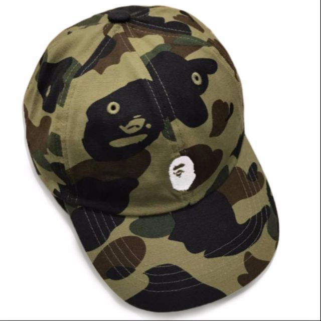 Bape camo sales snapback