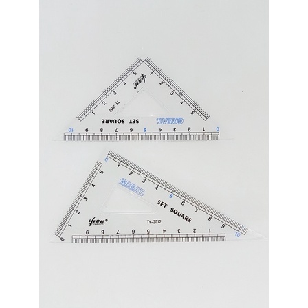 Set Square Side / Right Angle Measurement Triangle Ruler “Include 2 pcs ...