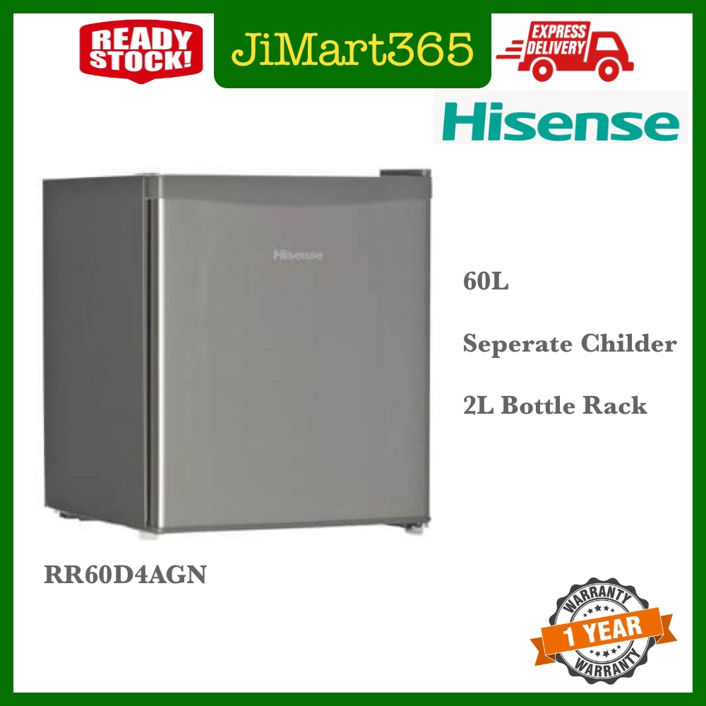 Hisense 60L Mini Bar Fridge Refrigerator Peti Sejuk Kecil Hisense