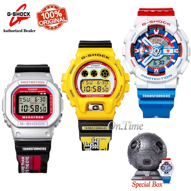 Casio G Shock Ori Transformer Series DW 5600MEGA22 8PFT DW 6900BUMB22 9PFT GA 110OPT22 7PFT DW 6900BUMB GA 110