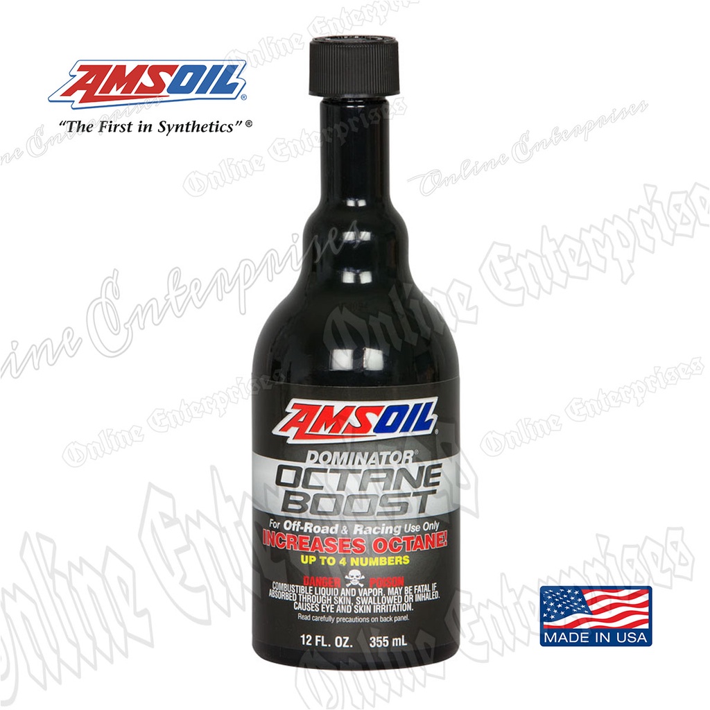 AMSOIL DOMINATOR Octane Boost Octane Booster Fuel Additives 12ounce