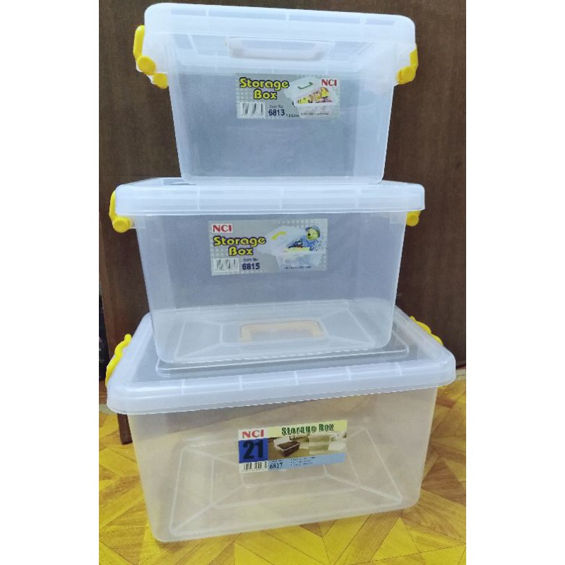 Transparent Storage Box NCI / Bekas Kontainer Lut Sinar | Shopee Malaysia