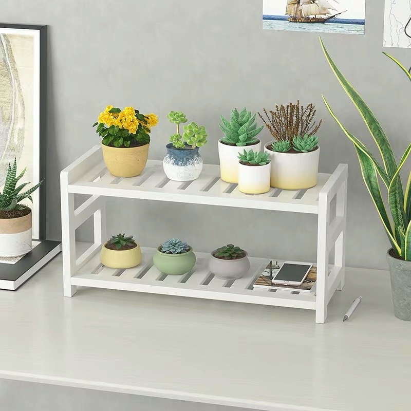Flower Rack Plant Succulent Flower Pot Table Rack Bunga Rak Bunga ...