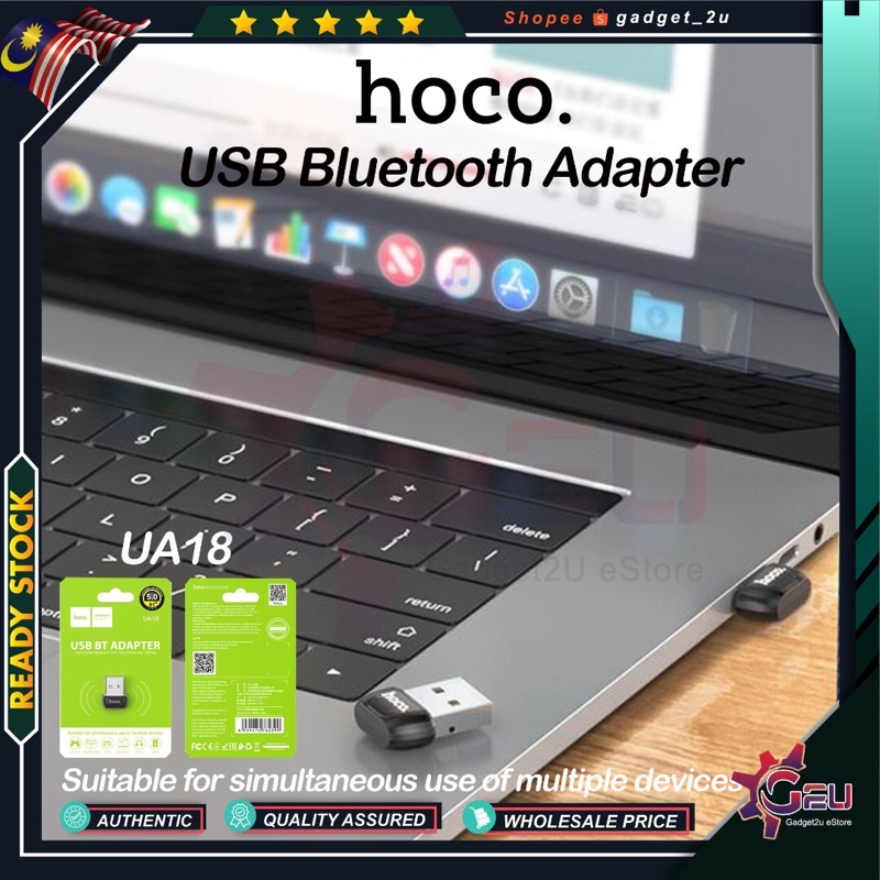 Original Hoco UA18 USB Bluetooth Adapter Transmitter Suitable for ...