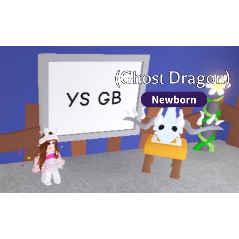 GHOST DRAGON Pet Adopt Me Roblox | Shopee Malaysia