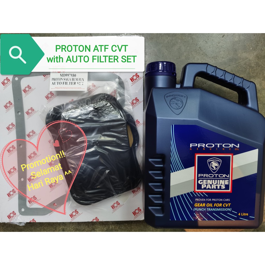 AUTO TRANSMISSION OIL & AUTO FILTER PROTON SAGA,WIRA,WAJA,GEN2,PERSONA ...