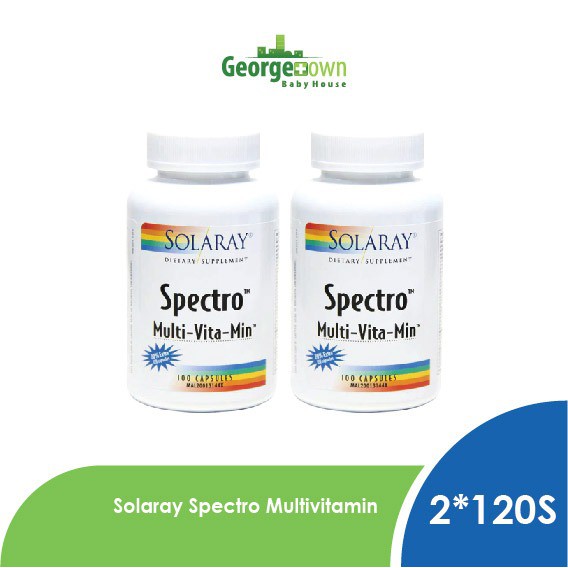 Solaray Spectro Multivitamin 2x120's (GTG) | Shopee Malaysia