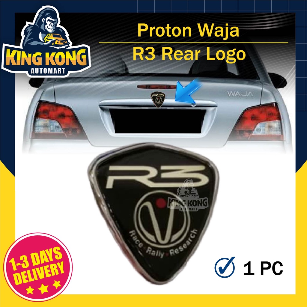 Waja Rear R3 Proton Emblem Gen2 Front Logo Waja Front JP Mitsubishi ...