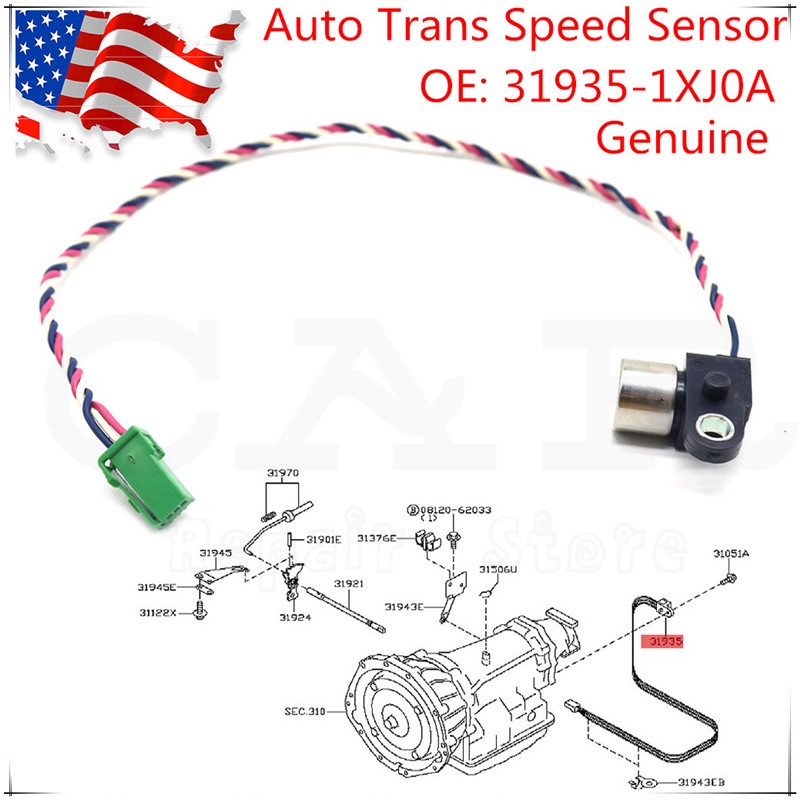 Genuine Auto Trans Speed Sensor 319351XJ0A for Infiniti Q40 Q50 Q60