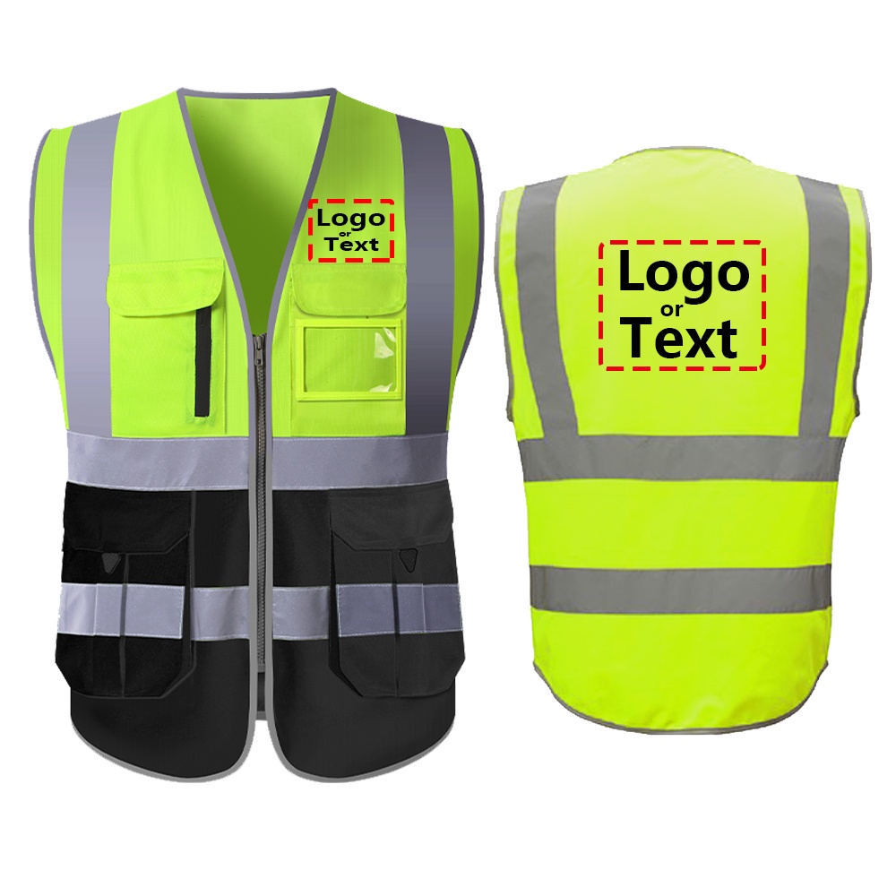 Safety Vest With Logo Customized Reflective Vest With Company Logo ...