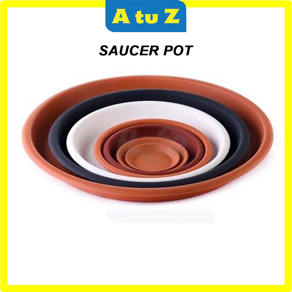 AtuZ BABA Saucer Plastic Pot Pasu Pinggan Plastik Tapak Pasu 环保塑料花盆托盘 ...