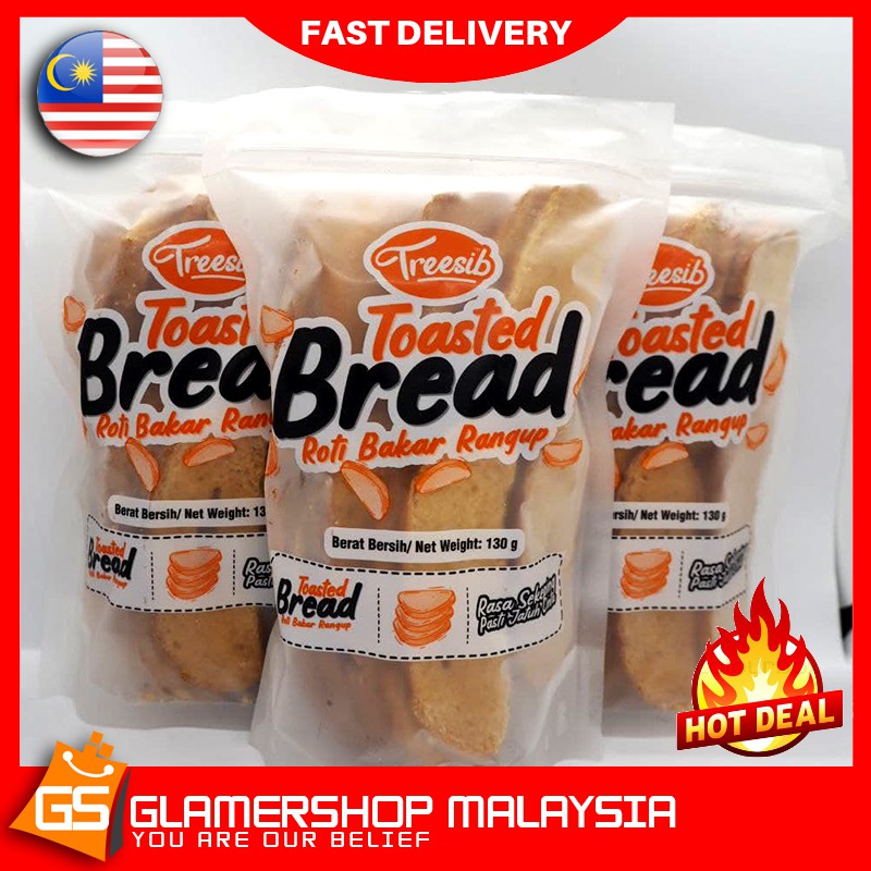 🔥Top Viral🔥 Toasted Bread/ Roti Bakar Rangup treesib / Roti kering ...