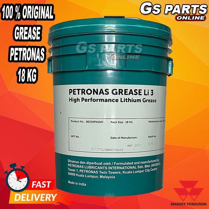 🚜100 % ORIGINAL GREASE PETRONAS 18 KG (SATU ORDER UNTUK SATU TONG SAJA ...