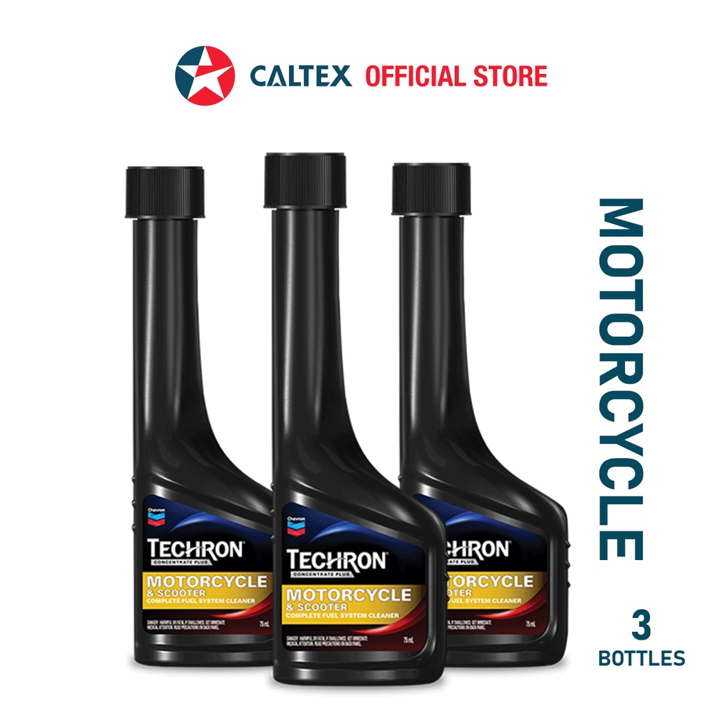 CALTEX Techron Concentrate Plus For Motorcycle Fuel System Cleaner