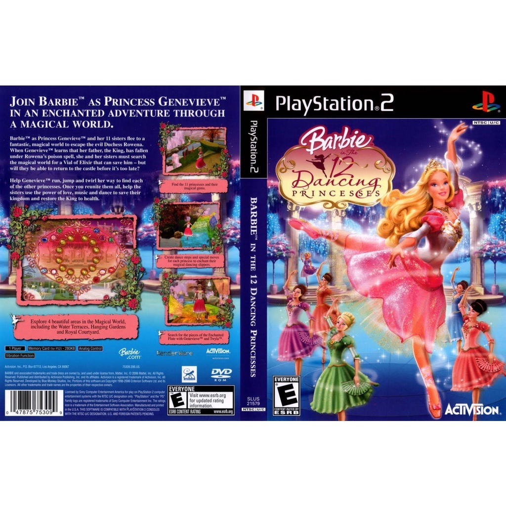 Barbie in the 12 Dancing Princesses PS2 Gameplay HD (PCSX2) 