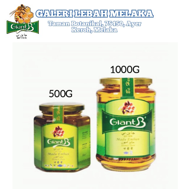 Giant B Honey - Madu Embun (Honey Dew) 500 Gram @ 1000 Gram | Shopee ...