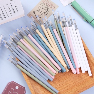 JIANWU 9pcs/set 0.5mm Creative Morandi Color Gel Pen Set Kawaii journal Pen  for Student