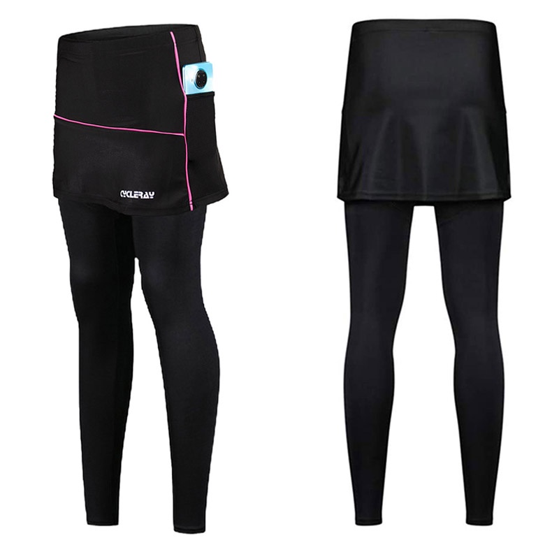 CYCLERAY Womens Cycling Padding skirt gel padding Ladies Skirt