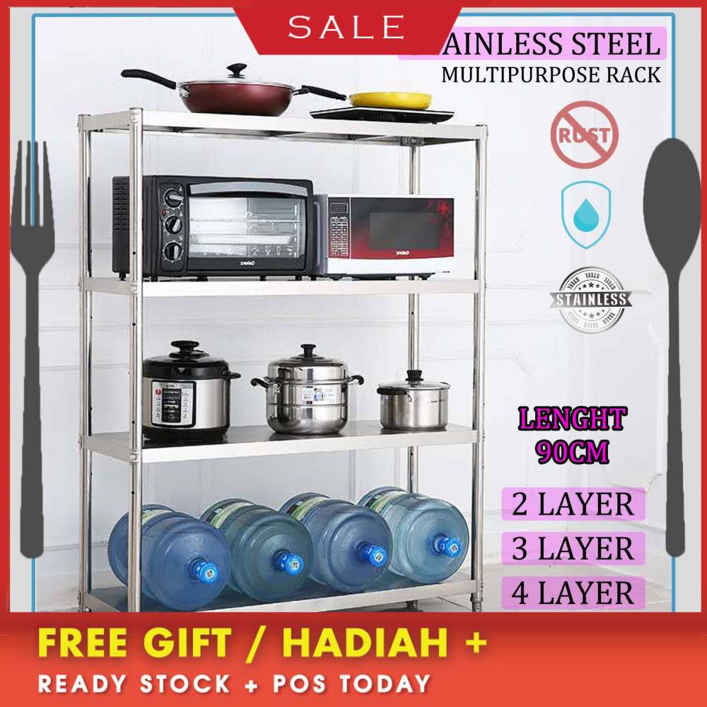 Multipurpose Premium Stainless Steel Kitchen Storage Rack Multi-Layer ...