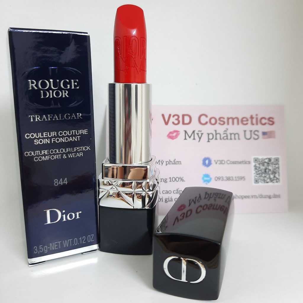 Dior Lipstick - Rouge Dior Trafalgar (844) (Fullbox - Full Size 3.5g ...