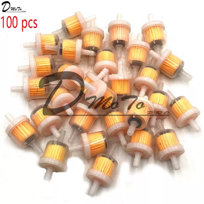 100PCS Small Engine Industrial Universal Bike Motorcycle Gas Filters