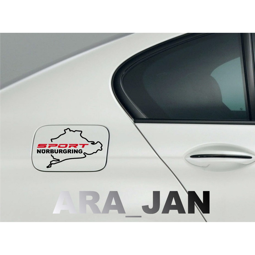 Nürburgring Adesivi Rosso, Vinile, Classico, Outdoor, 8 Cm - Foto 11