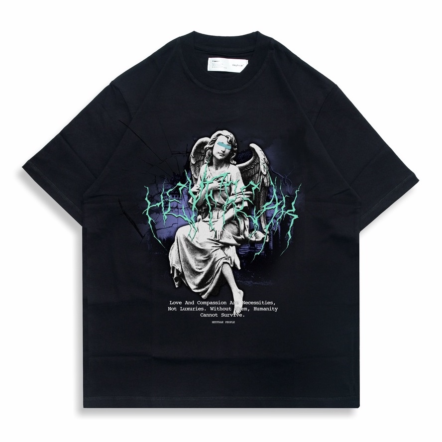 Heyfreak T-shirt Oversize Nils Black | Shopee Malaysia