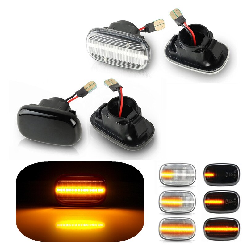 2X Normal/Dynamic LED Side Indicator Fender Light High Quality For Toyota Hilux Vigo Mk6 SR Pickup Acquista In Modo Economico - Spedizione Gratuita, Recensioni Reali Con Foto - Foto 4
