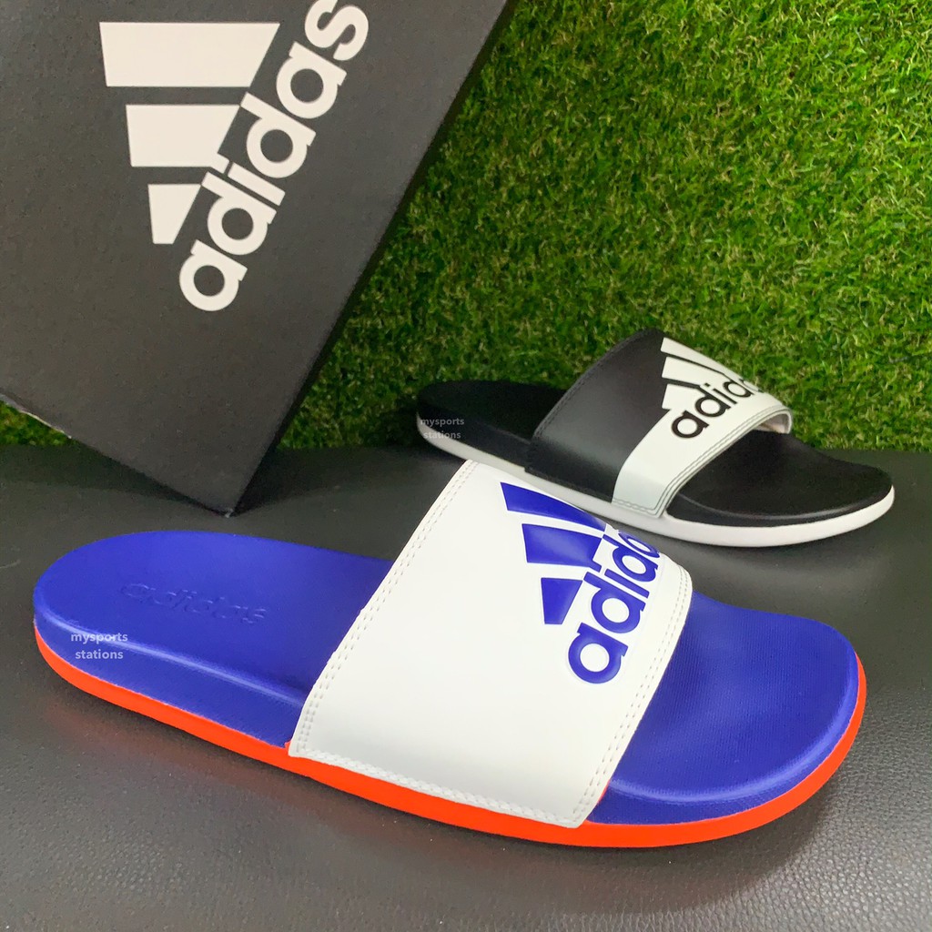 Cushioned discount adidas slides