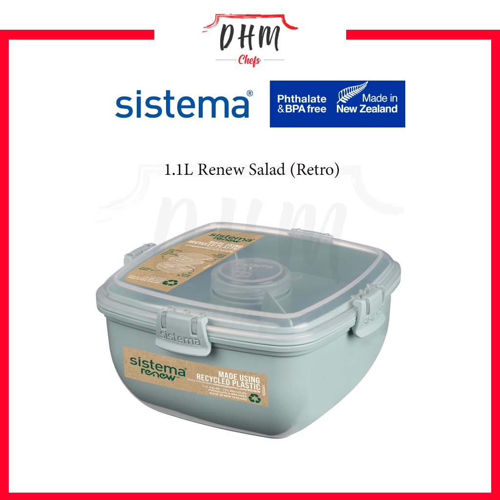 Sistema Bento Lunch To Go With Yogurt Pot 1.65L 5L