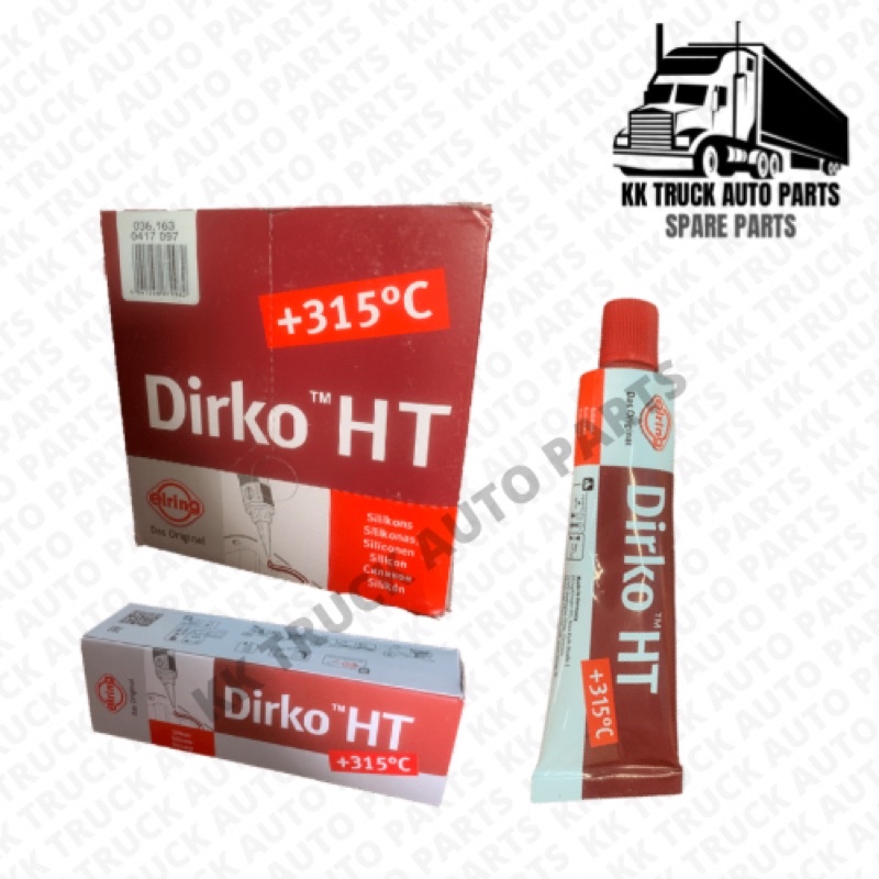 ELRING DIRKO HT +315C GASKET GUM RED SILICONE OIL PAN SEALANT UNIVERSAL