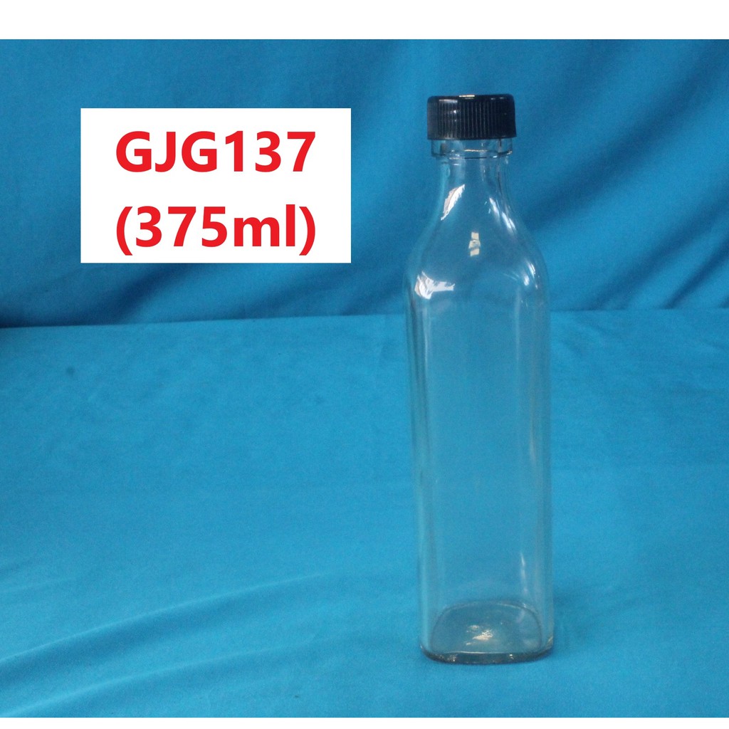 ( 24 PCS ) GJG137 GLASS BOTTLE (BOTOL KACA) (375ml) | Shopee Malaysia