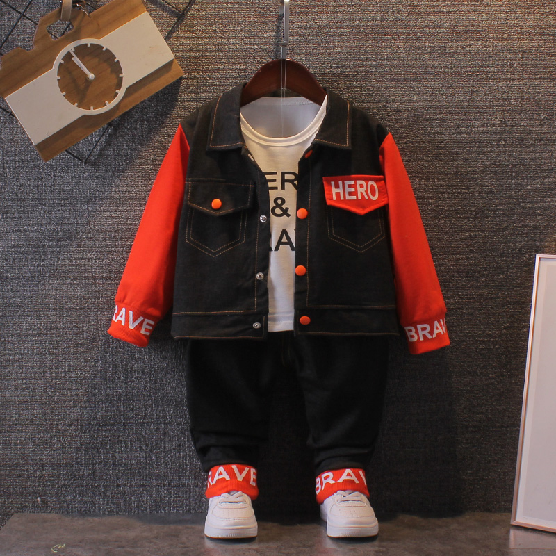 3pcs Sets Infant Kids Fashion Clothing Set Toddler Tracksuits Costume