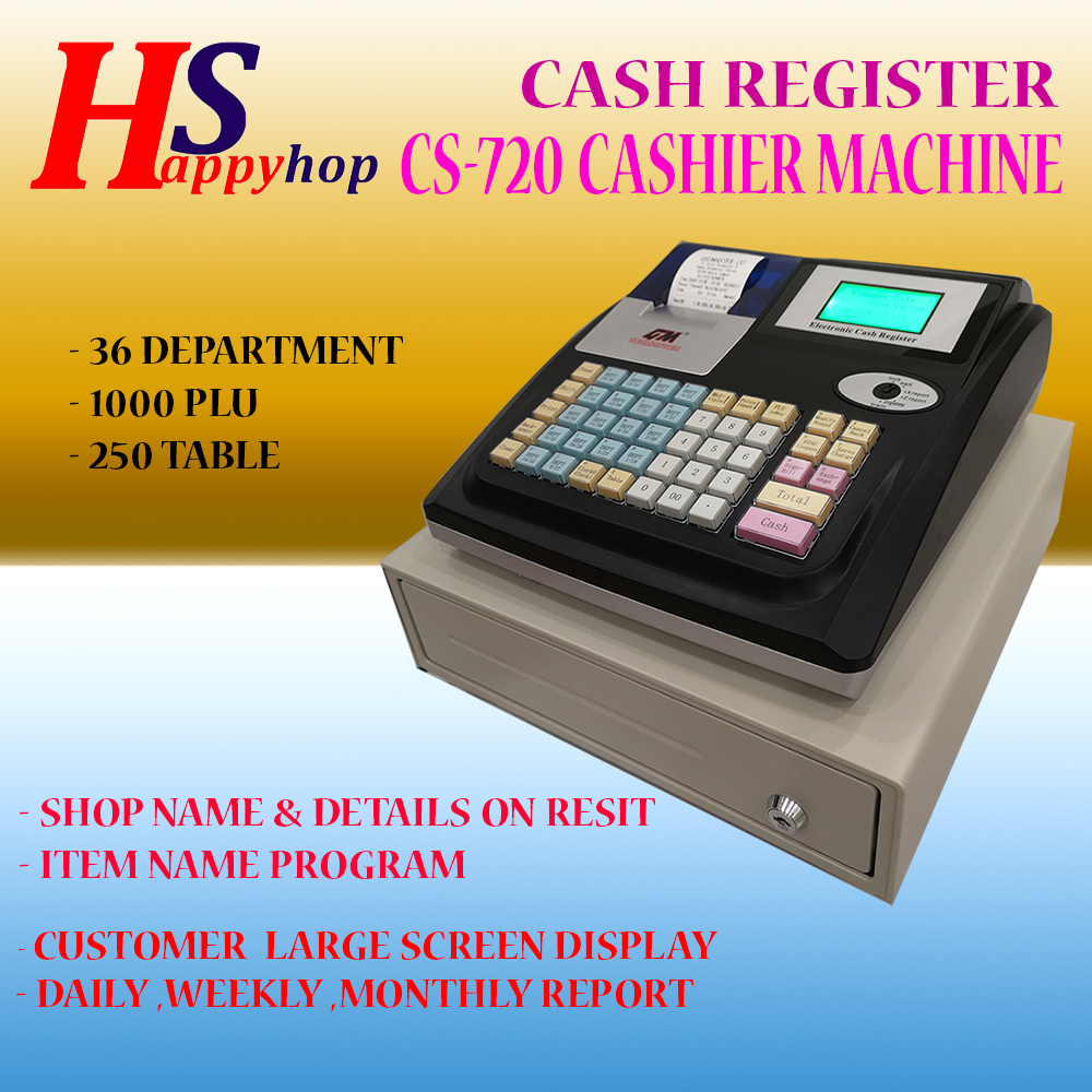 Cash deals register features