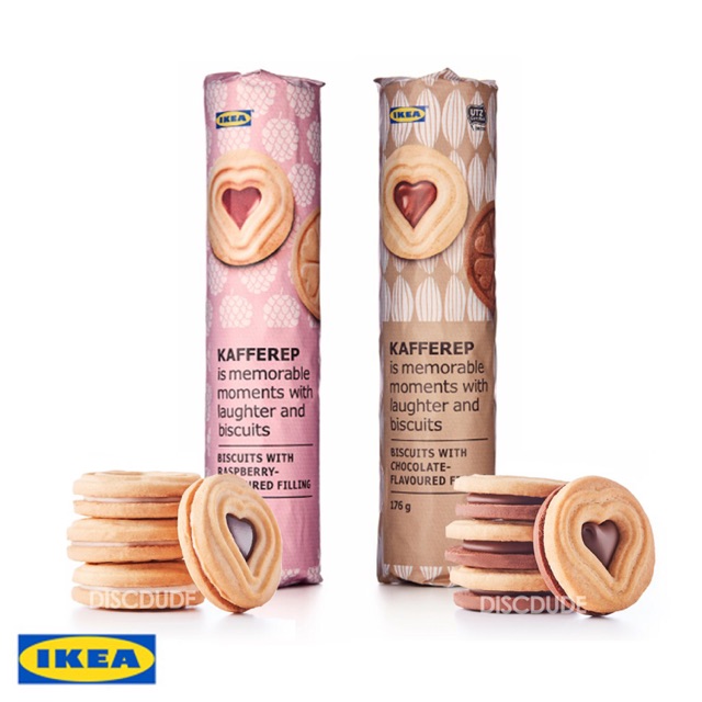 IKEA Kafferep Biscuit with Chocolate Rasberry Filling Flavoured