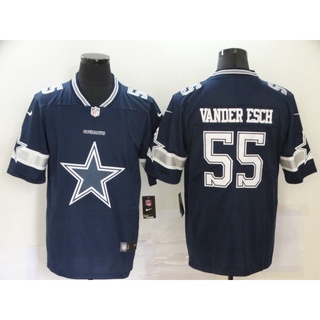 21H Jerseys de football hommes femmes jeunes Dallas''Cowboys''Jersey 4 Dak  Prescott 55 Leighton Vander Esch 21 Ezekiel Elliott 88 Ceedee Lamb Navy 