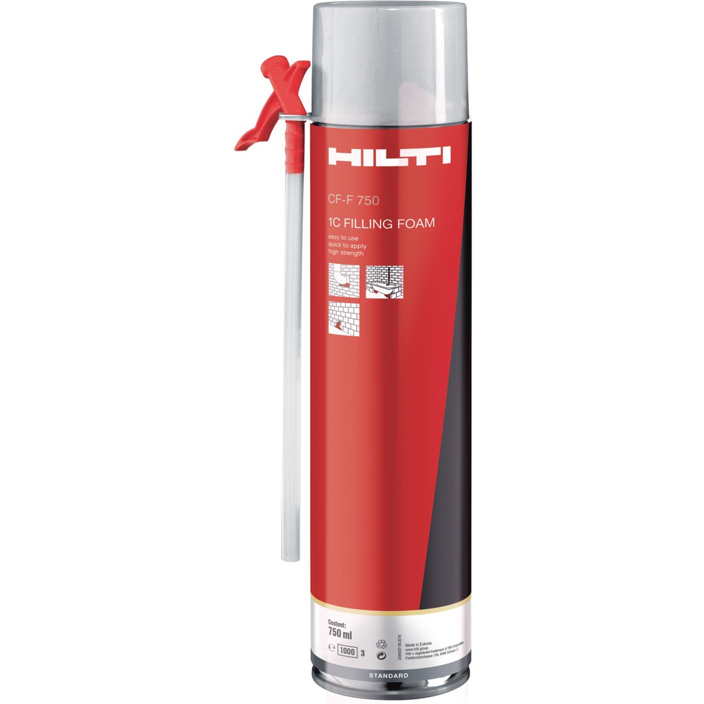 HILTI CFF 750 Filling Foam (750ml) Universal Spray filling foam for