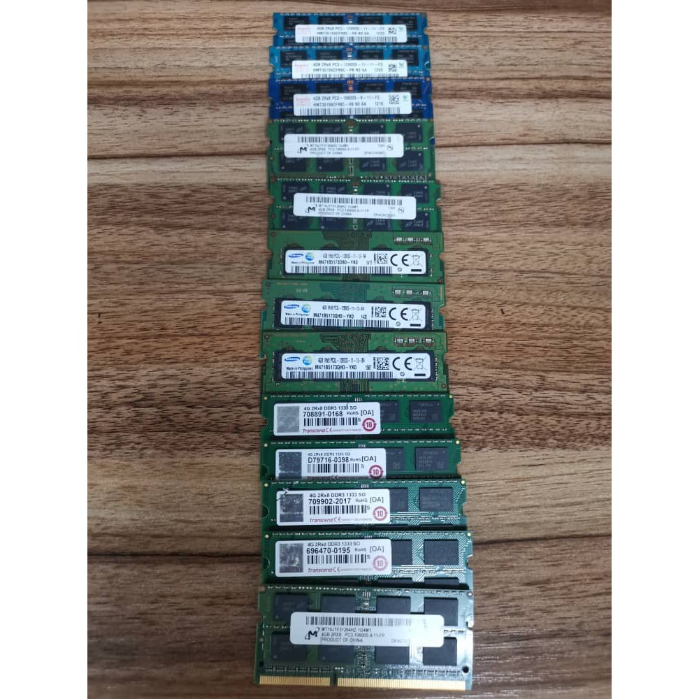 Laptop RAM DDR3 DDR3L 4GB 8GB 1600 1333 MHz